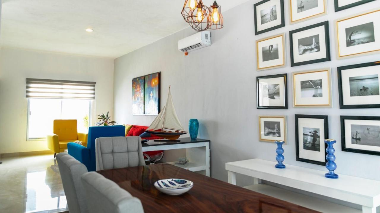 Confortable Casa En Cozumel, Condominio Con Vista Al Mar # 10 Exterior foto