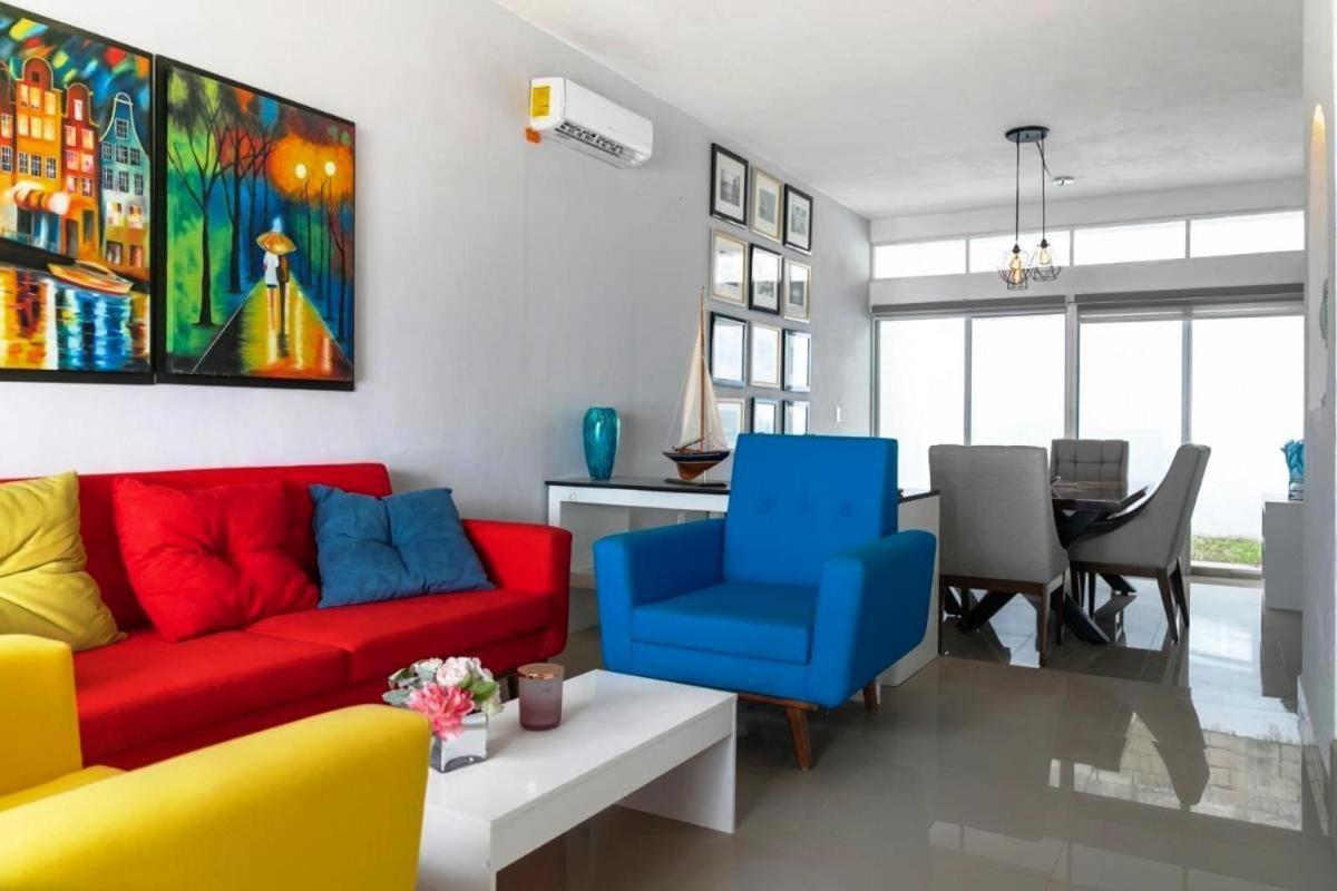 Confortable Casa En Cozumel, Condominio Con Vista Al Mar # 10 Exterior foto